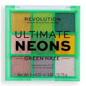 Pack 6 Revolution Artist Ultimate Festival Eyeshadow - Neon Green Haze - 0.18oz